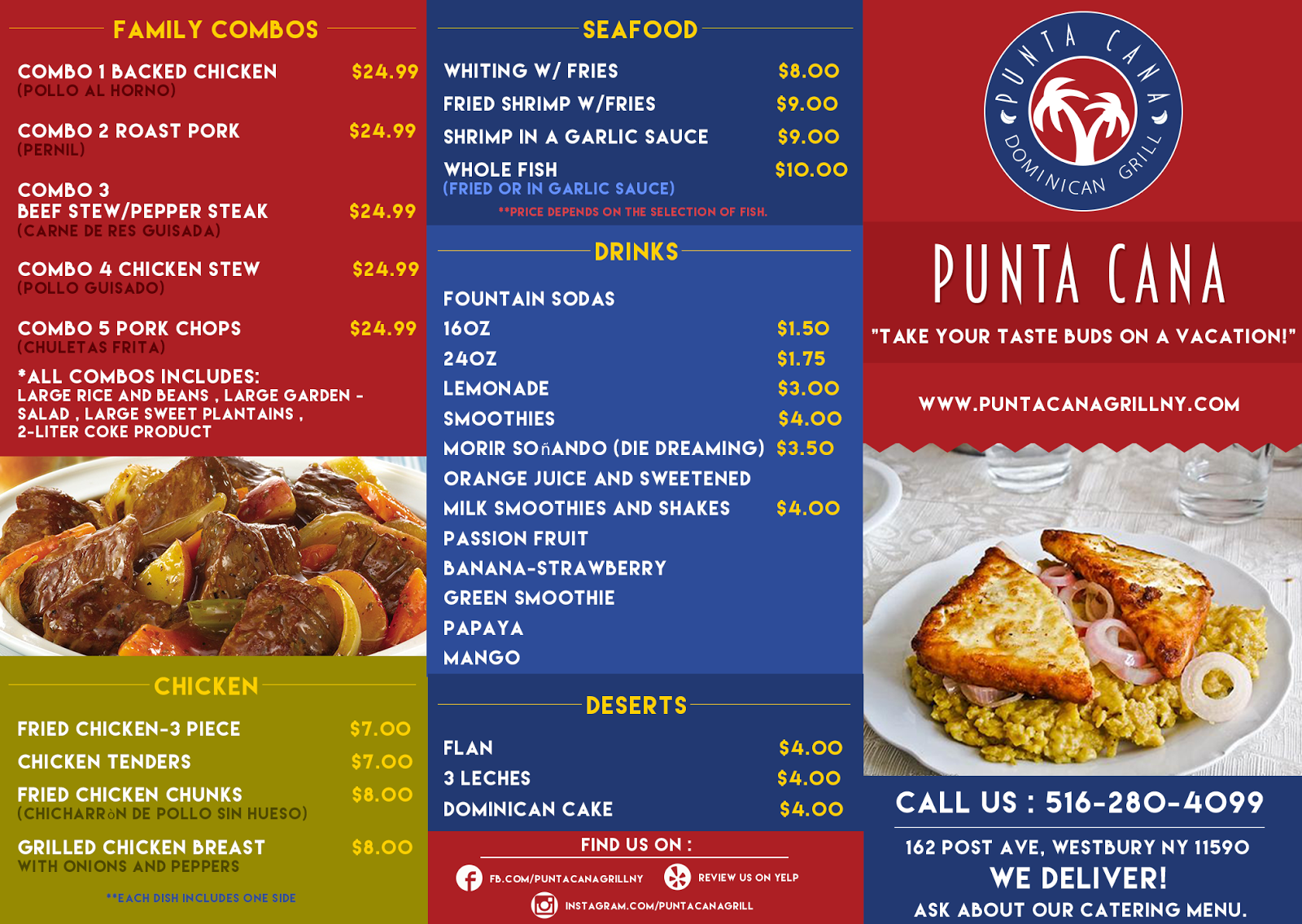 Photo of Punta Cana Dominican Grill in Westbury City, New York, United States - 1 Picture of Restaurant, Food, Point of interest, Establishment