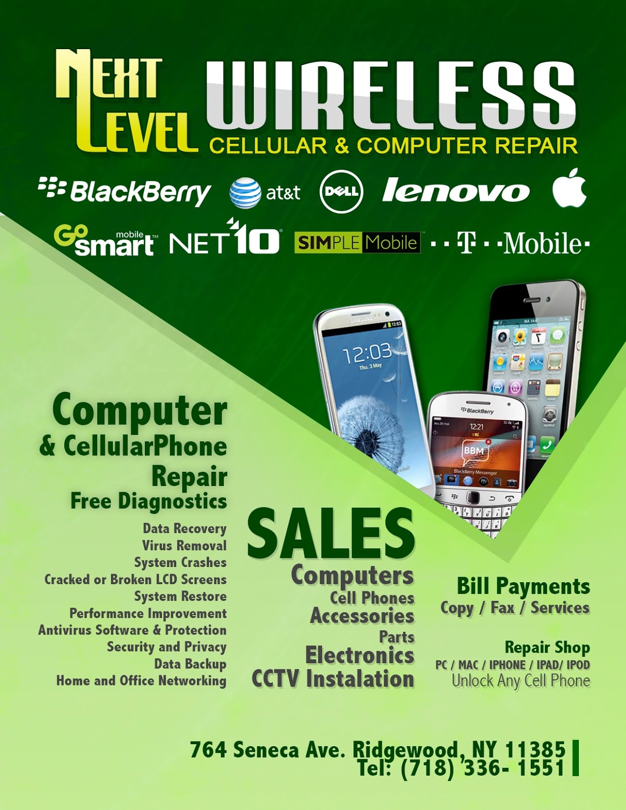 Photo of Next Level Wireless Inc. in Queens City, New York, United States - 1 Picture of Point of interest, Establishment, Store, Electronics store