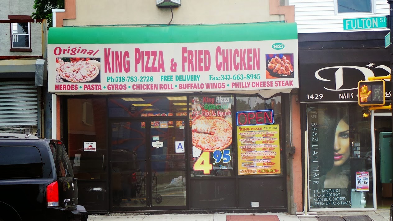 Photo of King Pizza & Fried Chicken in Brooklyn City, New York, United States - 1 Picture of Restaurant, Food, Point of interest, Establishment, Meal takeaway, Meal delivery