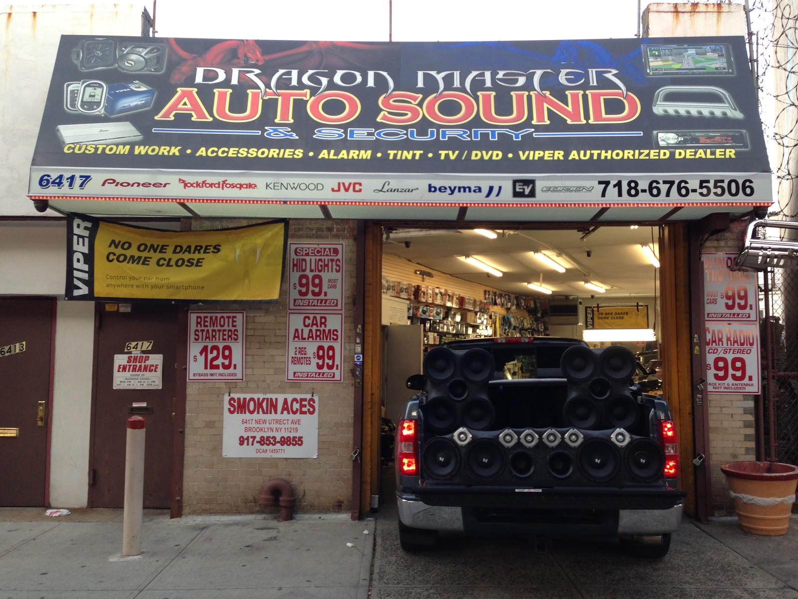 Photo of Dragon Master Auto Sound & Security in Kings County City, New York, United States - 1 Picture of Point of interest, Establishment, Store, Car repair, Electronics store