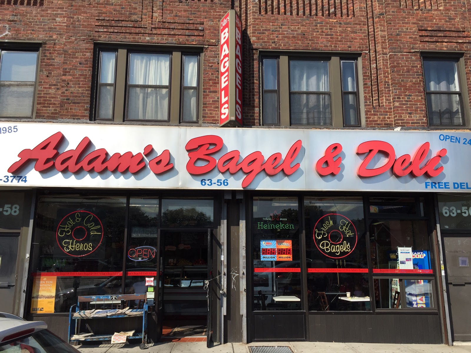 Photo of Adam's Bagels & Deli Open 24/7 in Rego Park City, New York, United States - 1 Picture of Food, Point of interest, Establishment, Store, Bakery