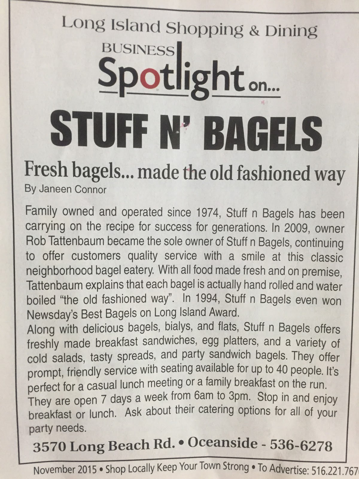 Photo of Stuff'n Bagels in Oceanside City, New York, United States - 7 Picture of Food, Point of interest, Establishment, Store, Bakery