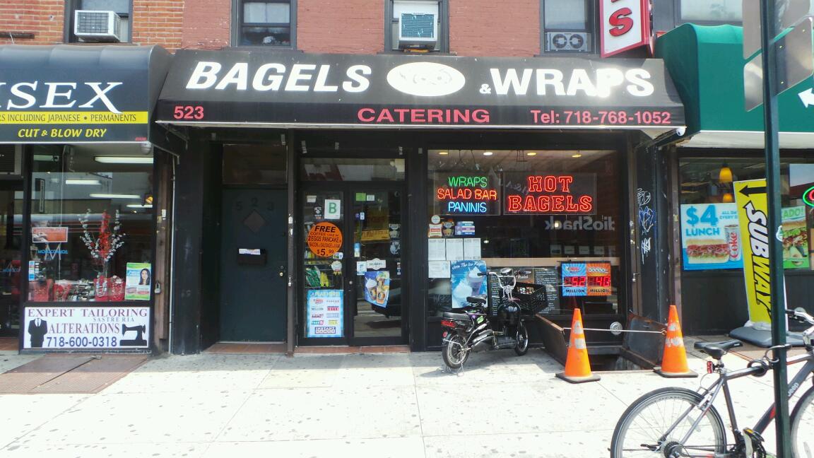 Photo of Bagels & Wraps Inc in Brooklyn City, New York, United States - 1 Picture of Food, Point of interest, Establishment, Store, Bakery
