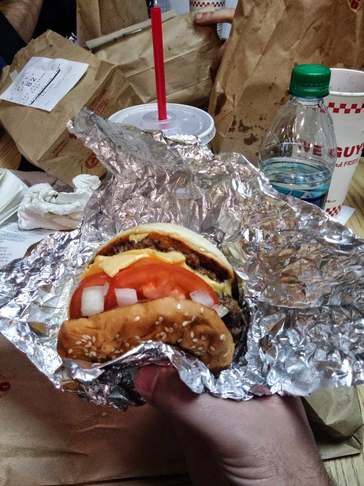 Photo of Five Guys Burgers and Fries in New York City, New York, United States - 3 Picture of Restaurant, Food, Point of interest, Establishment, Meal takeaway