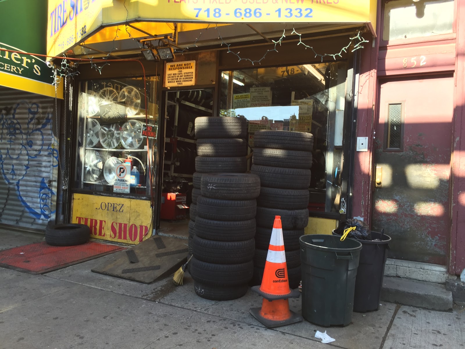 Photo of Lopez Tire Shop Corporation in Kings County City, New York, United States - 2 Picture of Point of interest, Establishment, Store, Car repair