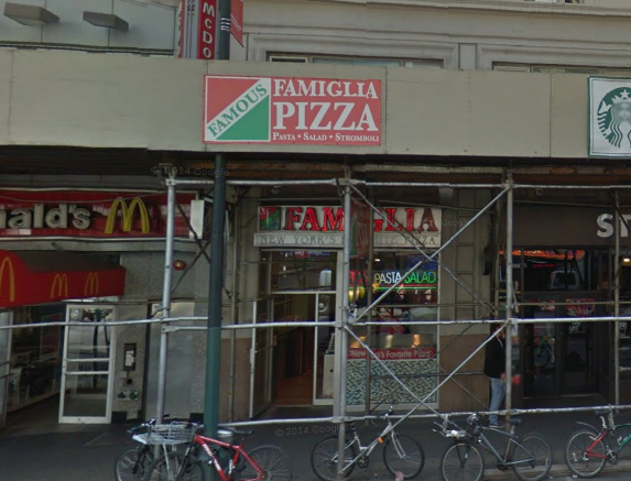 Photo of Famous Famiglia Pizza in New York City, New York, United States - 2 Picture of Restaurant, Food, Point of interest, Establishment, Meal takeaway, Meal delivery
