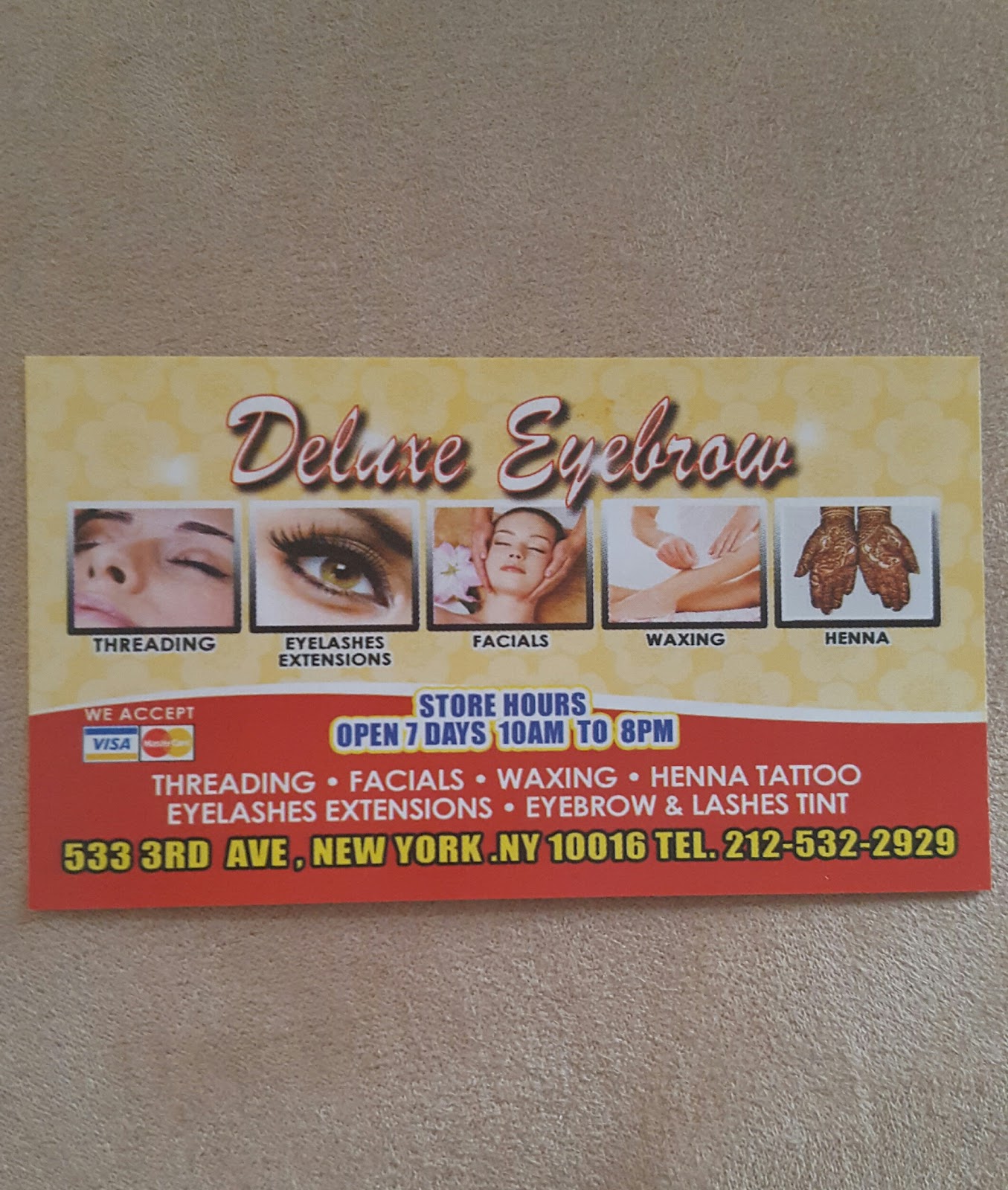 Photo of Deluxe Eyebrows in New York City, New York, United States - 2 Picture of Point of interest, Establishment, Beauty salon