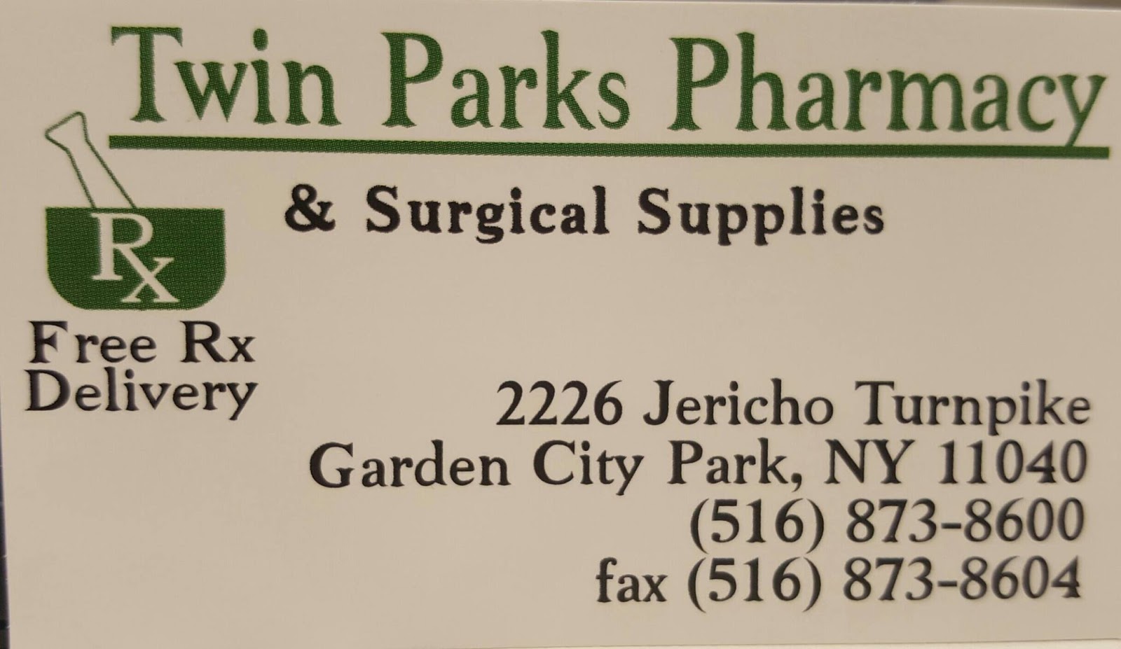 Photo of TWIN PARKS PHARMACY AND SURGICALS in Garden City Park, New York, United States - 4 Picture of Point of interest, Establishment, Store, Health, Pharmacy