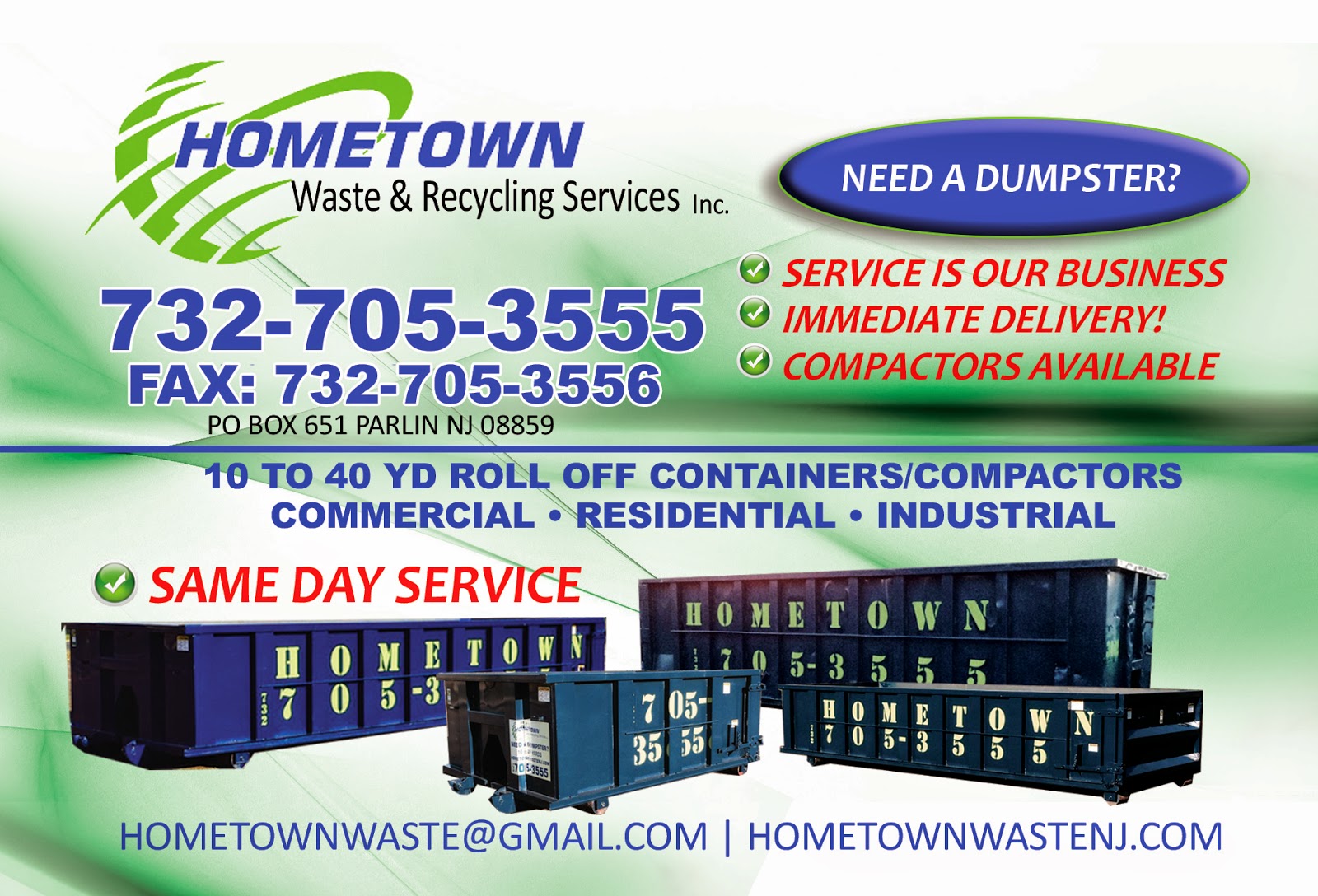 Photo of Hometown Waste & Recycling Services Inc. in Old Bridge Township City, New Jersey, United States - 5 Picture of Point of interest, Establishment