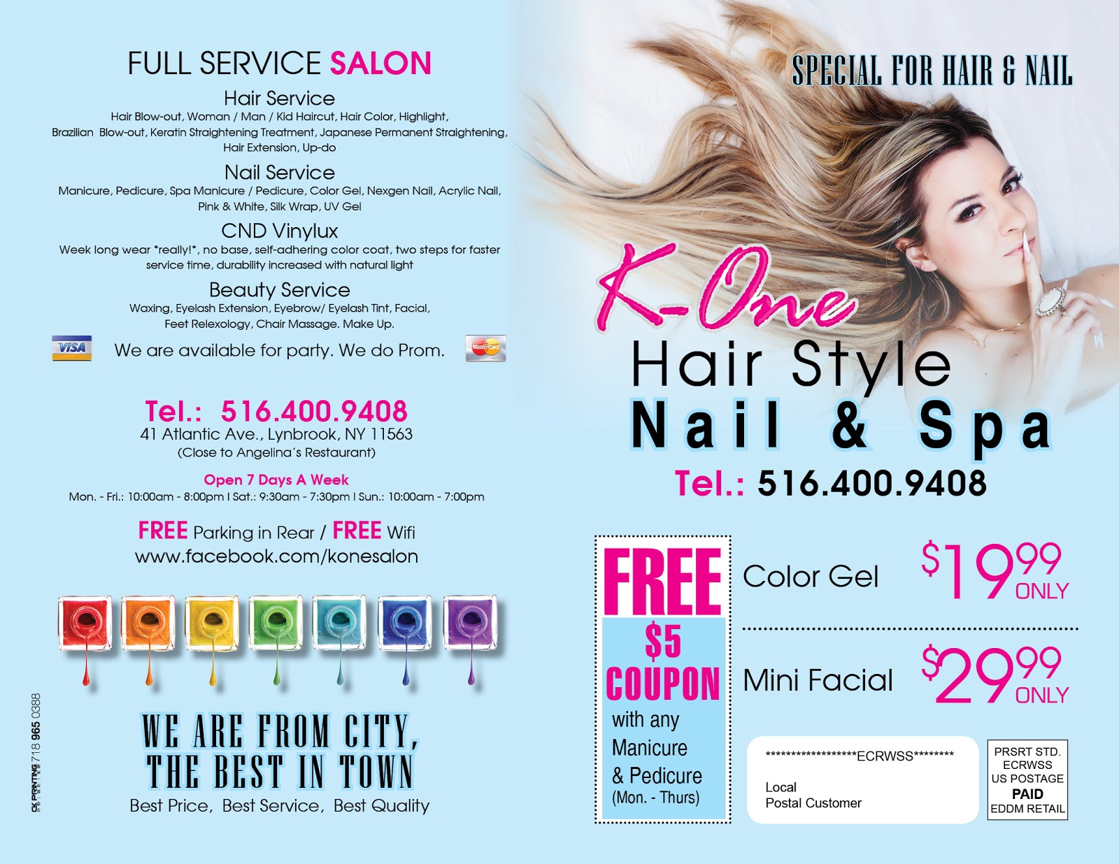 Photo of K-One Hair Style-Nail & Spa in Lynbrook City, New York, United States - 5 Picture of Point of interest, Establishment, Spa, Beauty salon