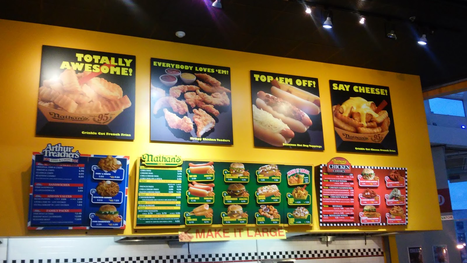 Photo of Nathan's Famous/Arthur Treachers in Paterson City, New Jersey, United States - 3 Picture of Restaurant, Food, Point of interest, Establishment