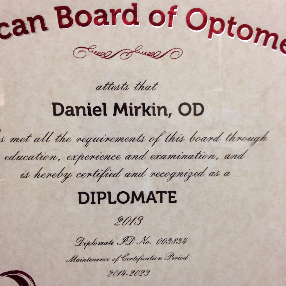 Photo of Mirkin Vision Care: Daniel Mirkin, OD in Rockaway Park City, New York, United States - 3 Picture of Point of interest, Establishment, Store, Health