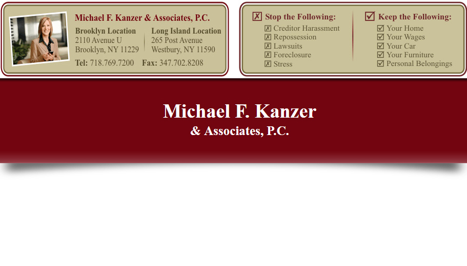 Photo of Bankruptcy Attorney Brooklyn : Michael F. Kanzer & Associates in Kings County City, New York, United States - 3 Picture of Point of interest, Establishment, Lawyer
