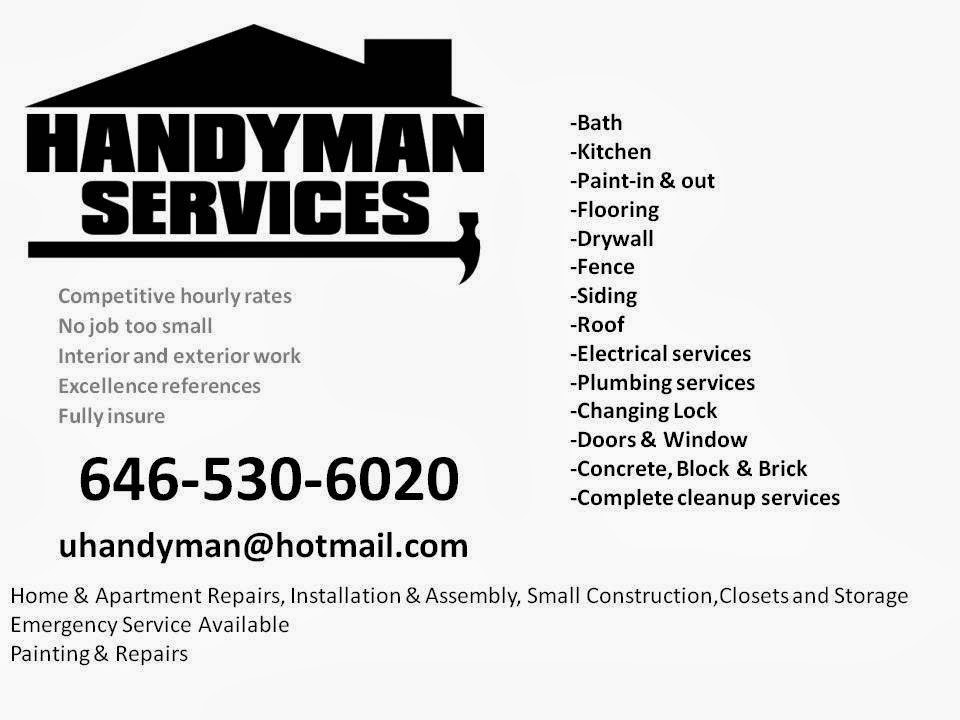 Photo of Handyman Services in Bronx City, New York, United States - 1 Picture of Point of interest, Establishment, General contractor, Painter