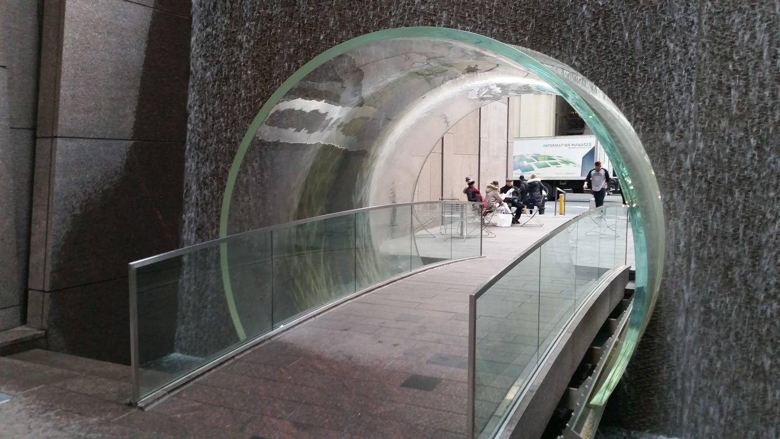 Photo of Mini Plexiglass Waterfall Tunnel in New York City, New York, United States - 6 Picture of Point of interest, Establishment