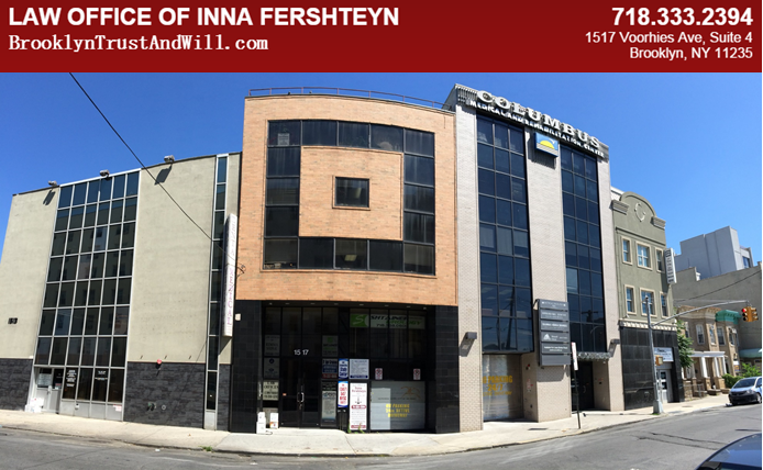 Photo of Law Office of Inna Fershteyn and Associates, P.C. in Brooklyn City, New York, United States - 1 Picture of Point of interest, Establishment, Finance, Accounting, Lawyer