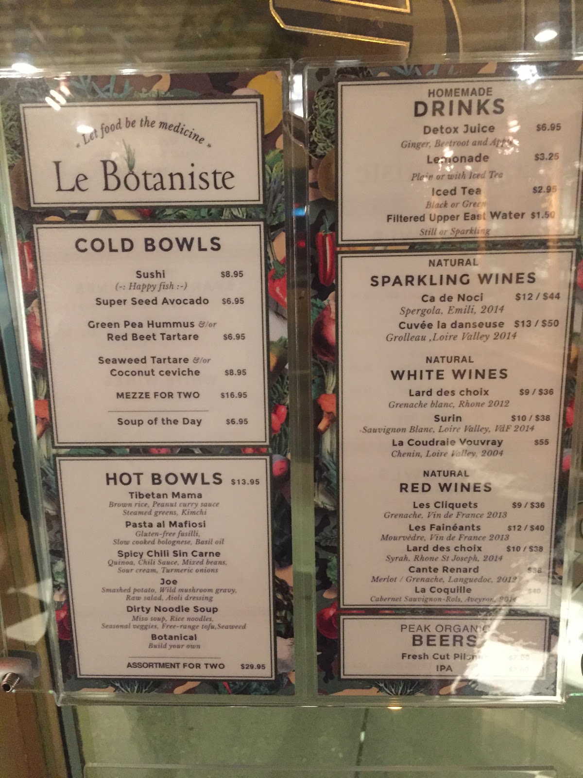 Photo of Le Botaniste in New York City, New York, United States - 8 Picture of Restaurant, Food, Point of interest, Establishment, Bar
