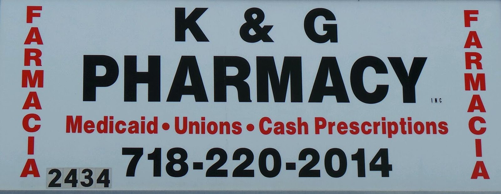 Photo of K & G Pharmacy Inc in Bronx City, New York, United States - 2 Picture of Point of interest, Establishment, Store, Health, Pharmacy