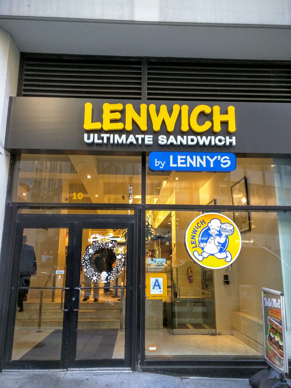 Photo of Lenwich in New York City, New York, United States - 3 Picture of Restaurant, Food, Point of interest, Establishment, Store, Meal delivery, Cafe