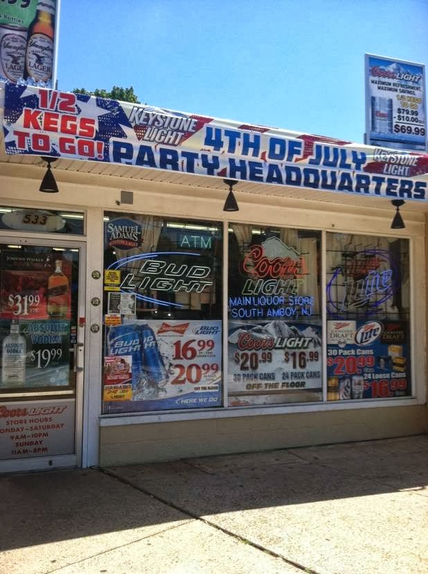 Photo of Main Liquor in South Amboy City, New Jersey, United States - 2 Picture of Point of interest, Establishment, Store, Liquor store
