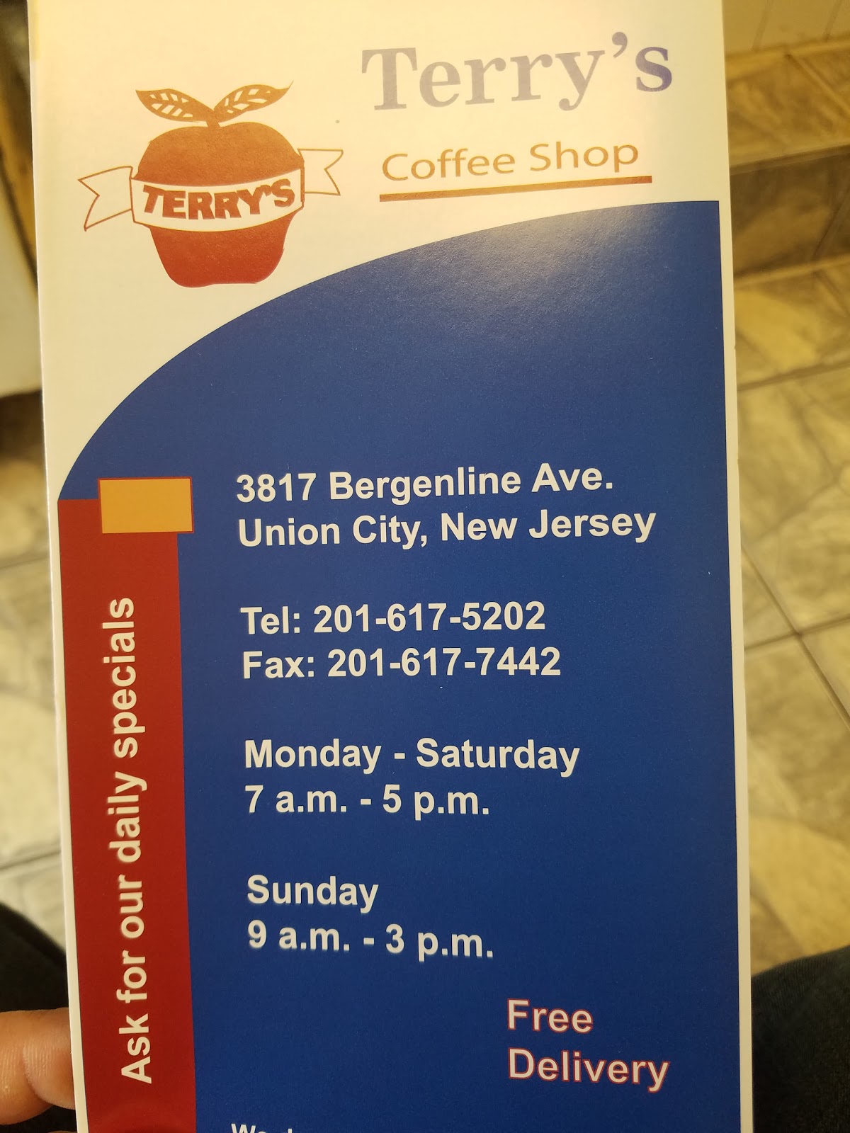 Photo of Terry's Coffee Shop in Union City, New Jersey, United States - 3 Picture of Restaurant, Food, Point of interest, Establishment, Store, Meal takeaway, Cafe