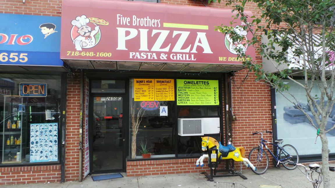 Photo of Five Brothers Pizza in Kings County City, New York, United States - 1 Picture of Restaurant, Food, Point of interest, Establishment