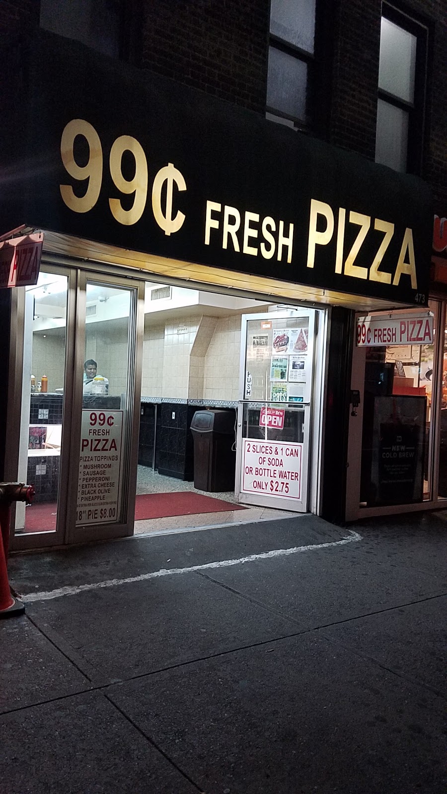 Photo of 99 Cents Fresh Pizza in New York City, New York, United States - 1 Picture of Restaurant, Food, Point of interest, Establishment