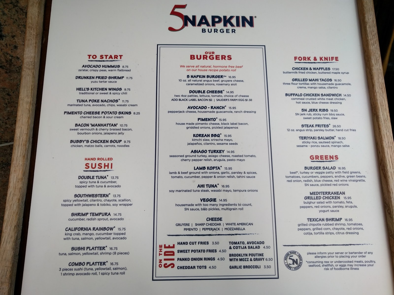 Photo of 5 Napkin Burger in New York City, New York, United States - 7 Picture of Restaurant, Food, Point of interest, Establishment, Bar