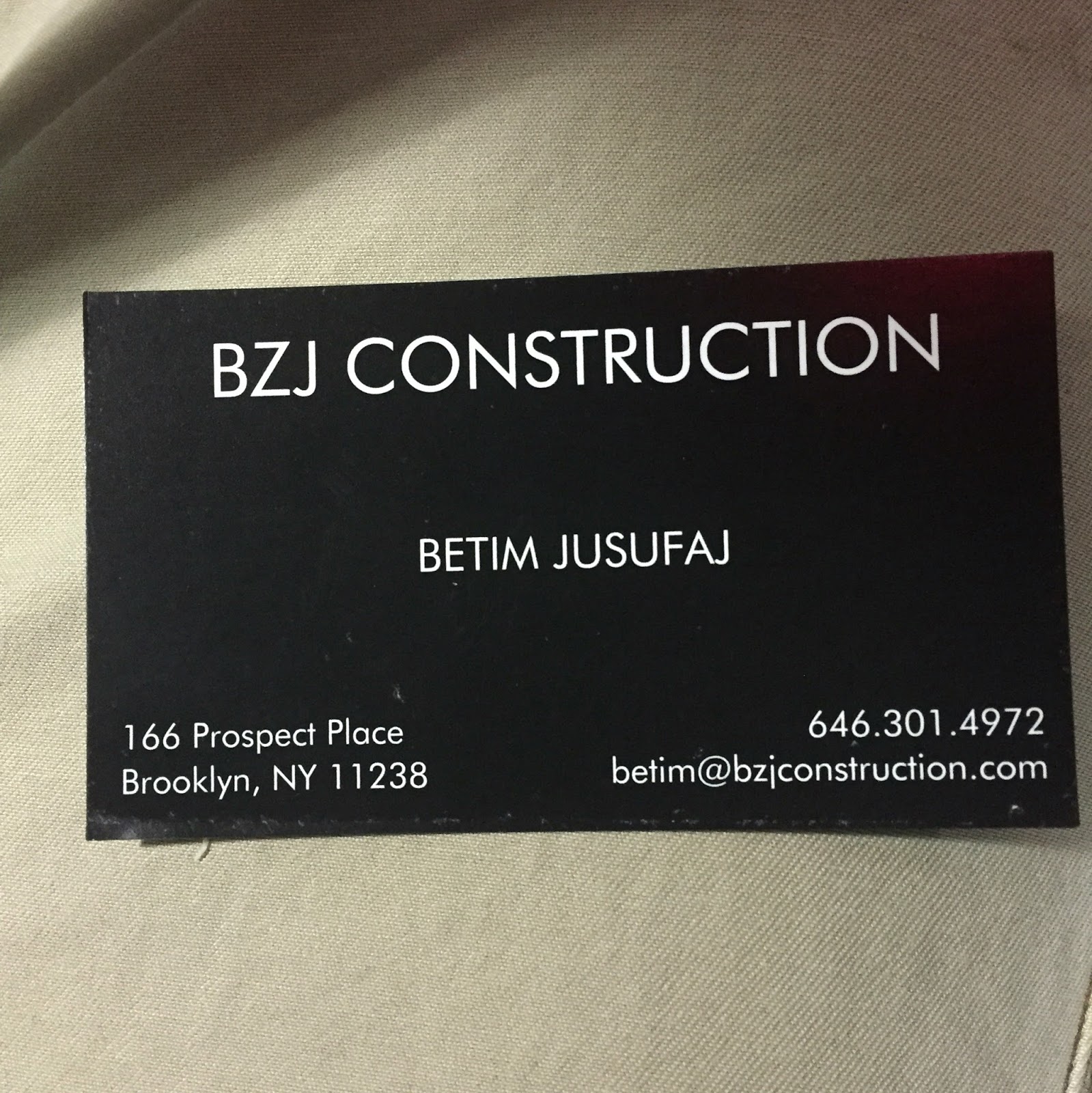Photo of BZJ construction llc in Brooklyn City, New York, United States - 1 Picture of Point of interest, Establishment, General contractor