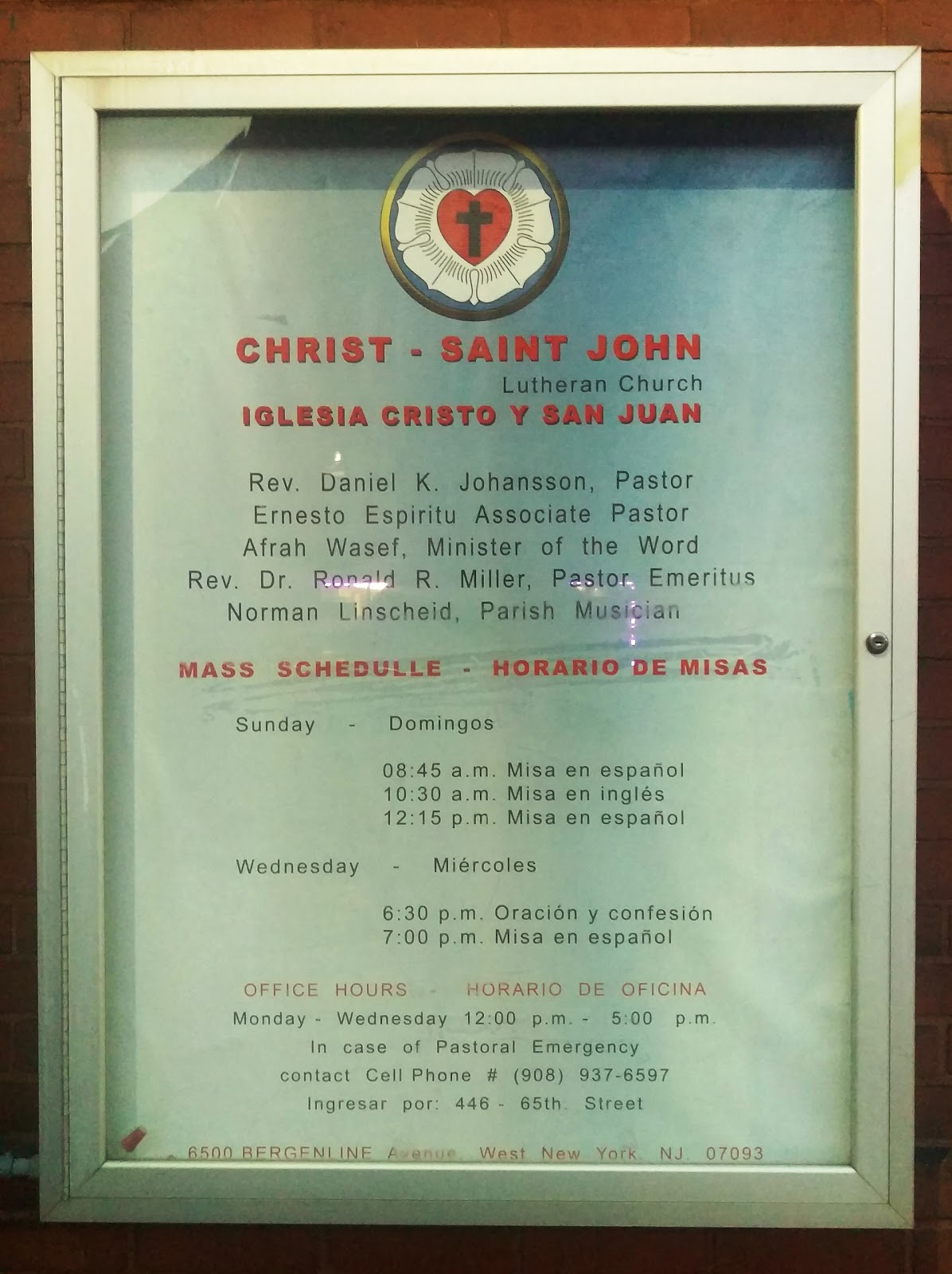 Photo of Christ-St John Lutheran Church in West New York City, New Jersey, United States - 3 Picture of Point of interest, Establishment, Church, Place of worship