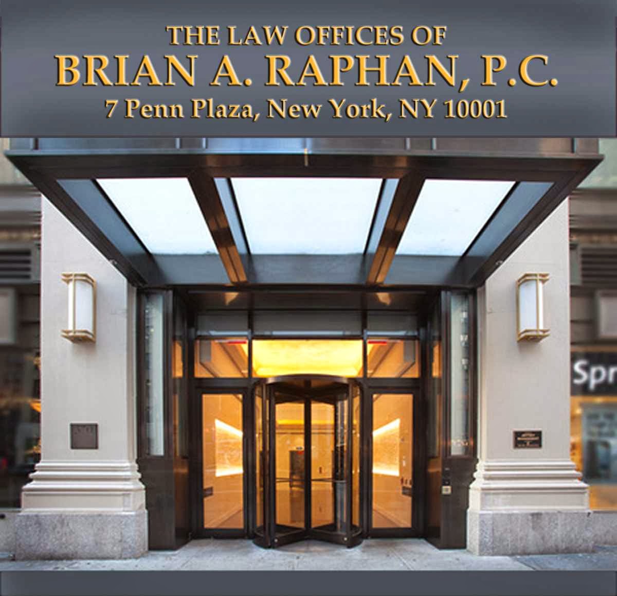 Photo of The Law Offices of Brian A. Raphan. P.C. in New York City, New York, United States - 3 Picture of Point of interest, Establishment, Lawyer