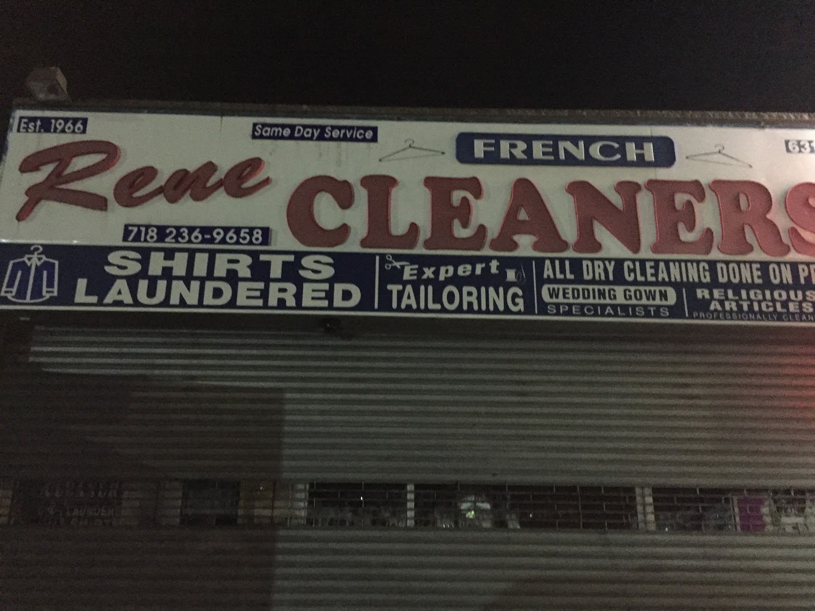 Photo of Rene French Cleaners in Kings County City, New York, United States - 2 Picture of Point of interest, Establishment, Laundry