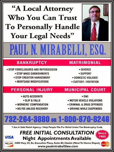 Photo of Paul N Mirabelli, Esq. in Hazlet City, New Jersey, United States - 3 Picture of Point of interest, Establishment, Lawyer