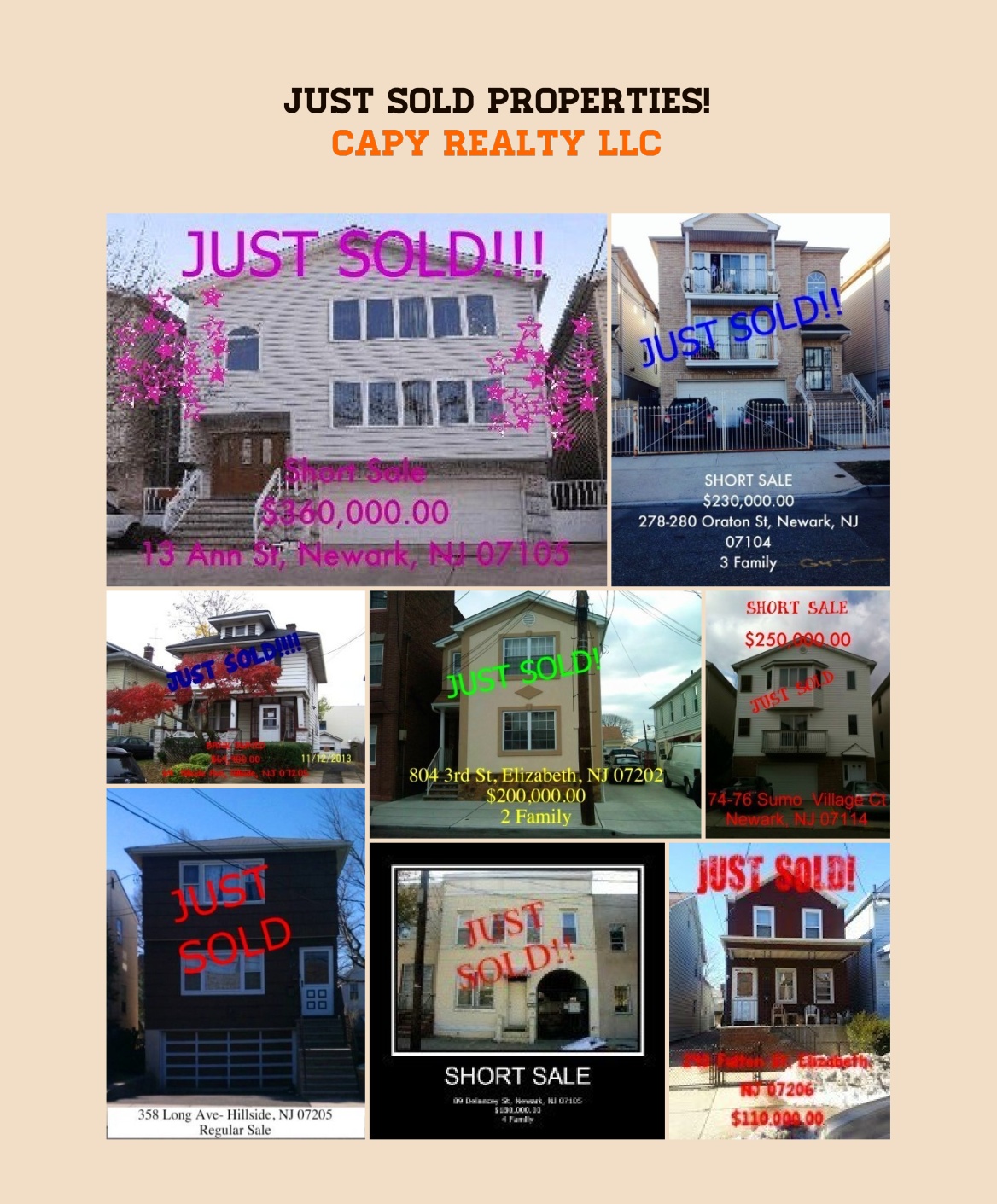 Photo of Capy Realty LLC in Hillside City, New Jersey, United States - 7 Picture of Point of interest, Establishment, Real estate agency