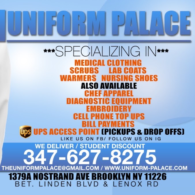Photo of Uniform Palace in Brooklyn City, New York, United States - 1 Picture of Point of interest, Establishment, Store, Health, Clothing store