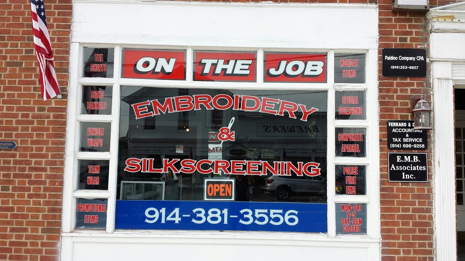 Photo of On the Job Embroidery & Apprl in Mamaroneck City, New York, United States - 1 Picture of Point of interest, Establishment, Store