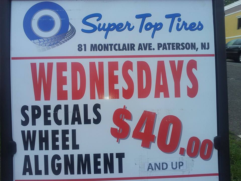 Photo of Super Top Tires in Paterson City, New Jersey, United States - 3 Picture of Point of interest, Establishment, Store, Car repair
