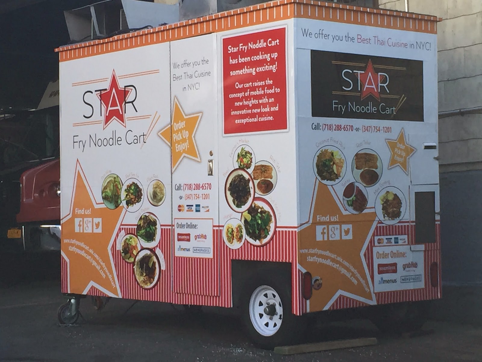 Photo of star fry noodle cart in New York City, New York, United States - 1 Picture of Restaurant, Food, Point of interest, Establishment
