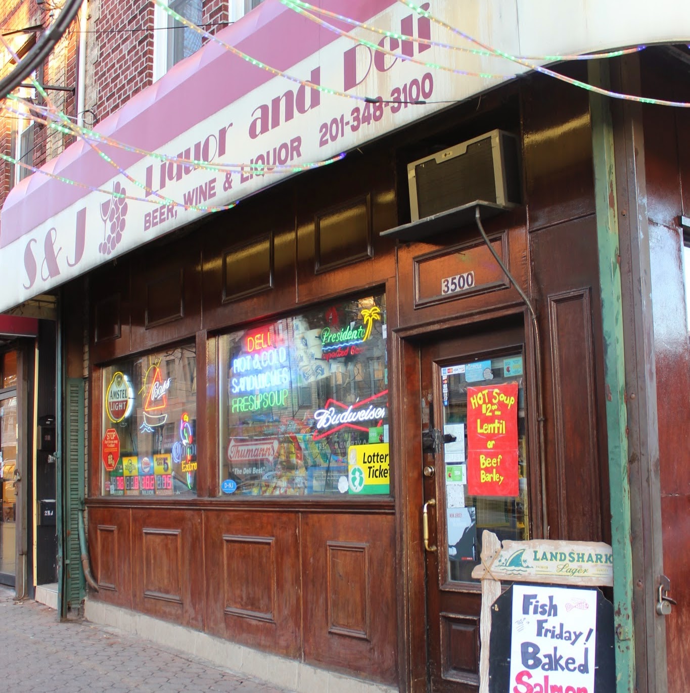 Photo of S & J Liquor & Deli Inc in Weehawken City, New Jersey, United States - 1 Picture of Food, Point of interest, Establishment, Store, Grocery or supermarket, Liquor store