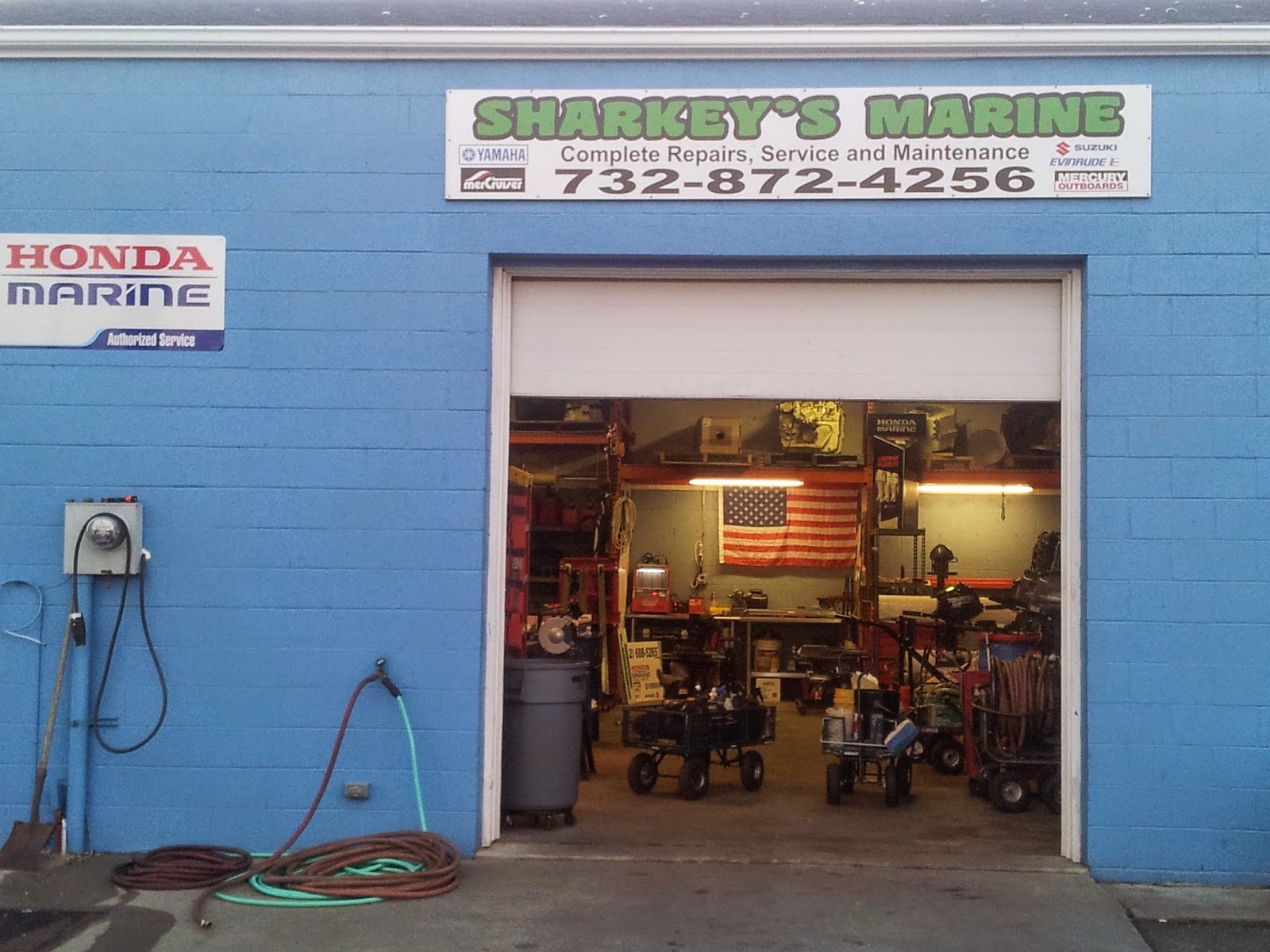 Photo of Sharkey's Marine Service in Highlands City, New Jersey, United States - 2 Picture of Point of interest, Establishment, Store, Car repair, Storage