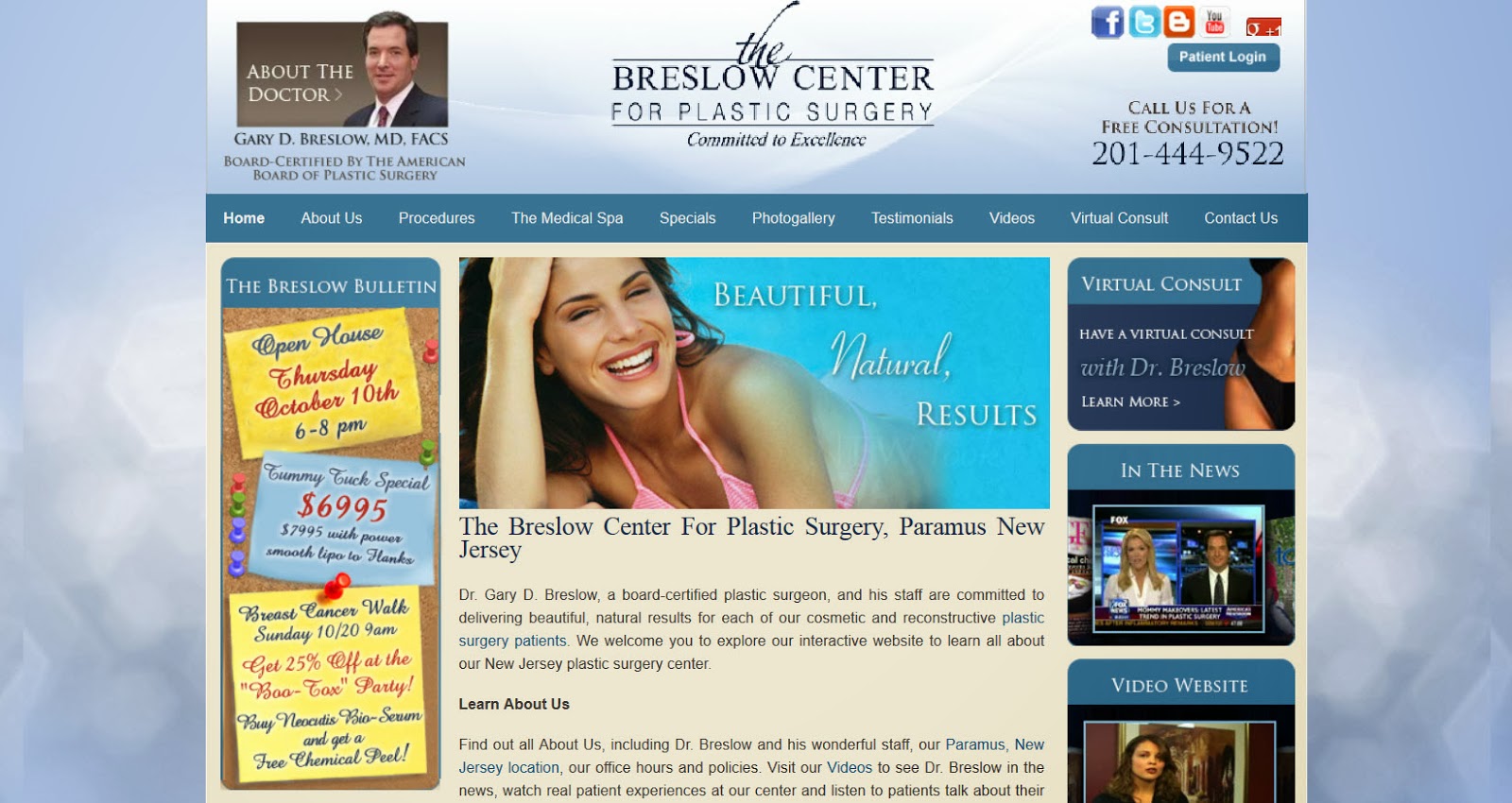 Photo of The Breslow Center For Plastic Surgery in Paramus City, New Jersey, United States - 3 Picture of Point of interest, Establishment, Health, Doctor, Spa