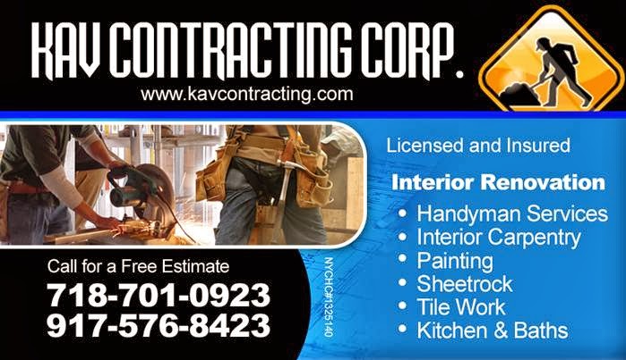 Photo of KAV Contracting Corporation. in Garden City Park, New York, United States - 1 Picture of Point of interest, Establishment, Store, Home goods store, General contractor