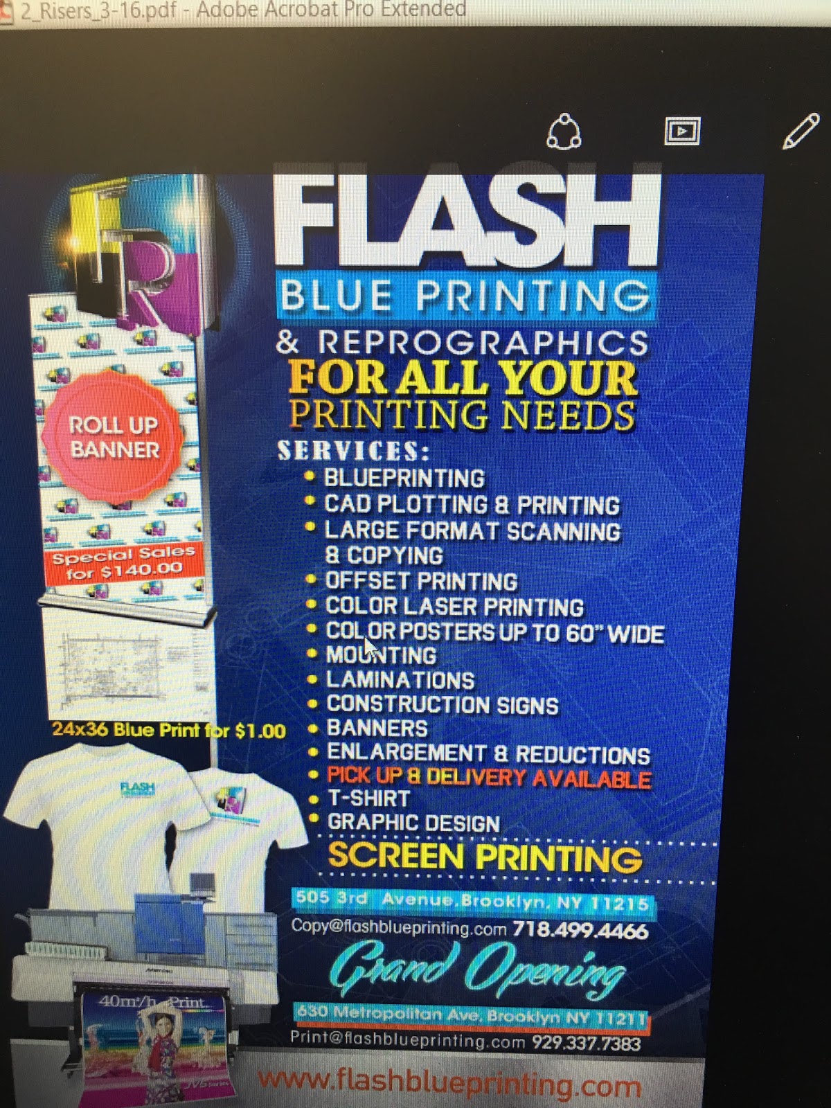 Photo of Flash Blue Printing & Reprographics in Kings County City, New York, United States - 7 Picture of Point of interest, Establishment, Store