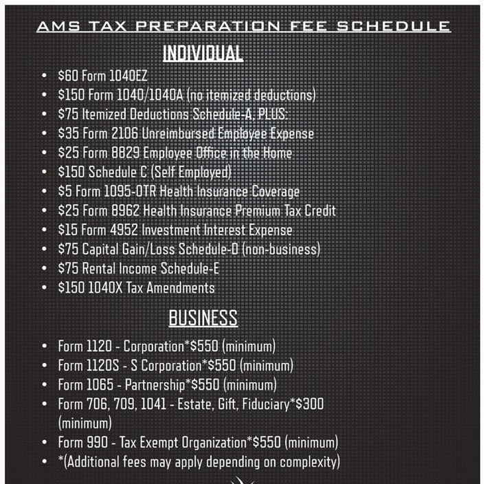 Photo of Ams Tax and Credit Solutions in New York City, New York, United States - 1 Picture of Point of interest, Establishment, Finance, Accounting