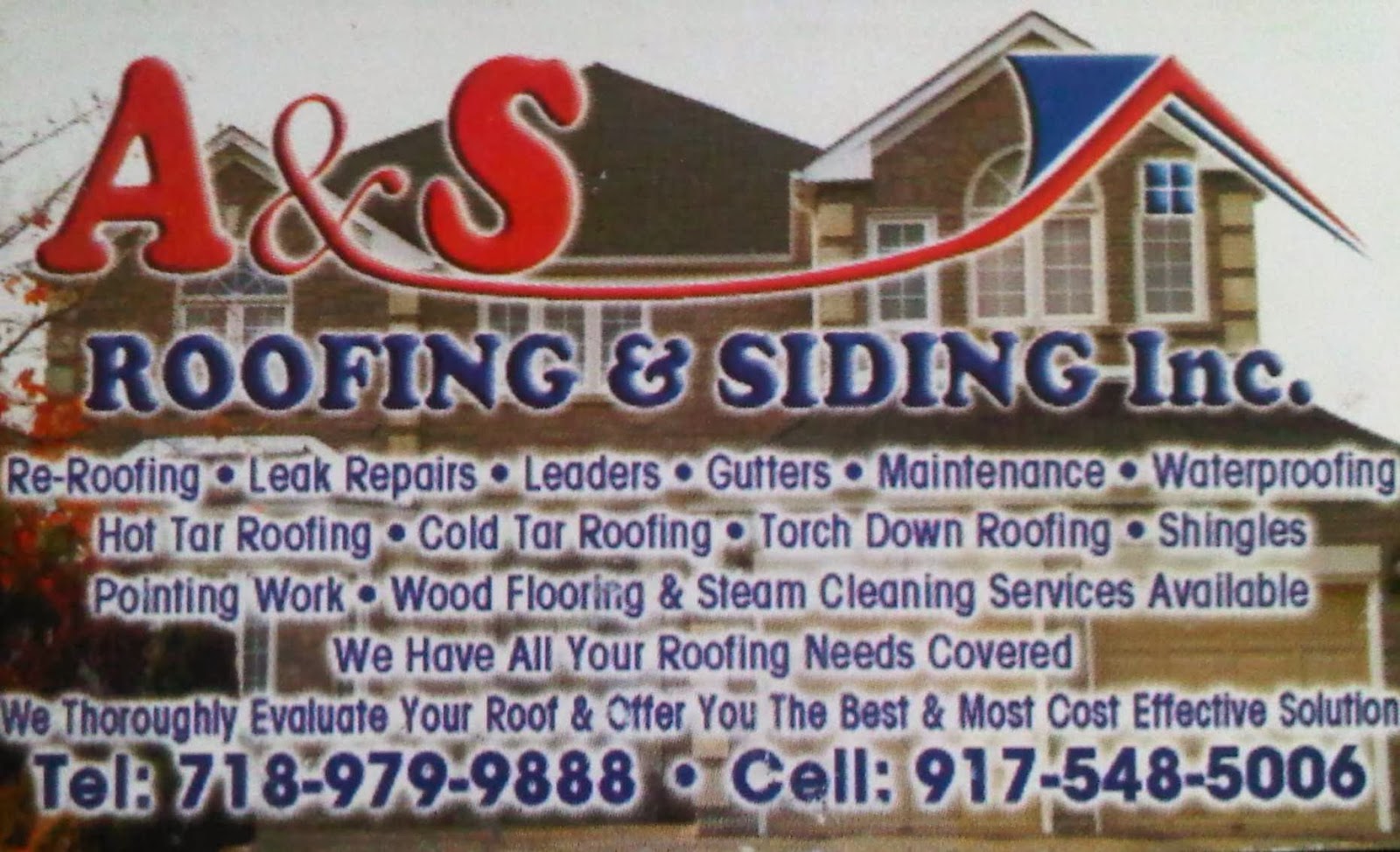 Photo of A & S Roofing in Staten Island City, New York, United States - 1 Picture of Point of interest, Establishment, Store, Roofing contractor