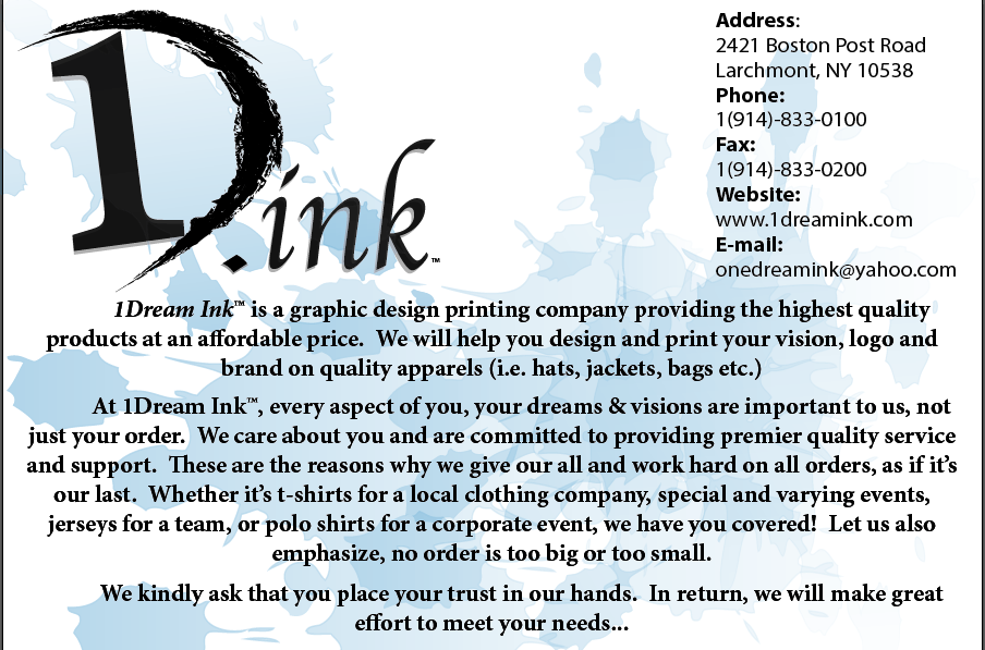 Photo of 1 DREAM INK in Larchmont City, New York, United States - 1 Picture of Point of interest, Establishment, Store, Clothing store