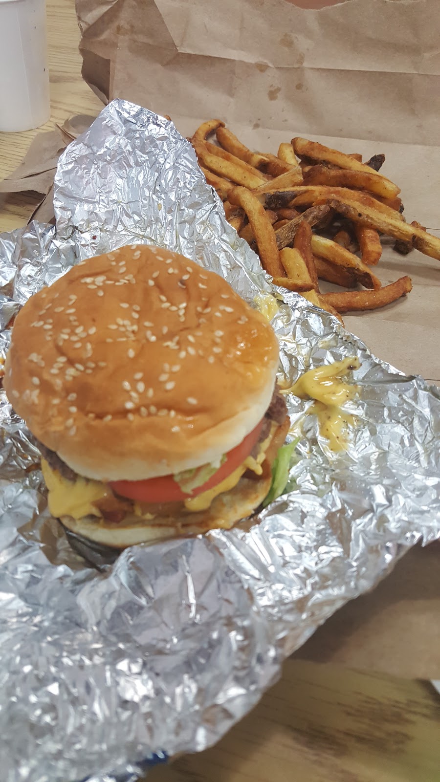Photo of Five Guys Burgers and Fries in New York City, New York, United States - 3 Picture of Restaurant, Food, Point of interest, Establishment, Meal takeaway
