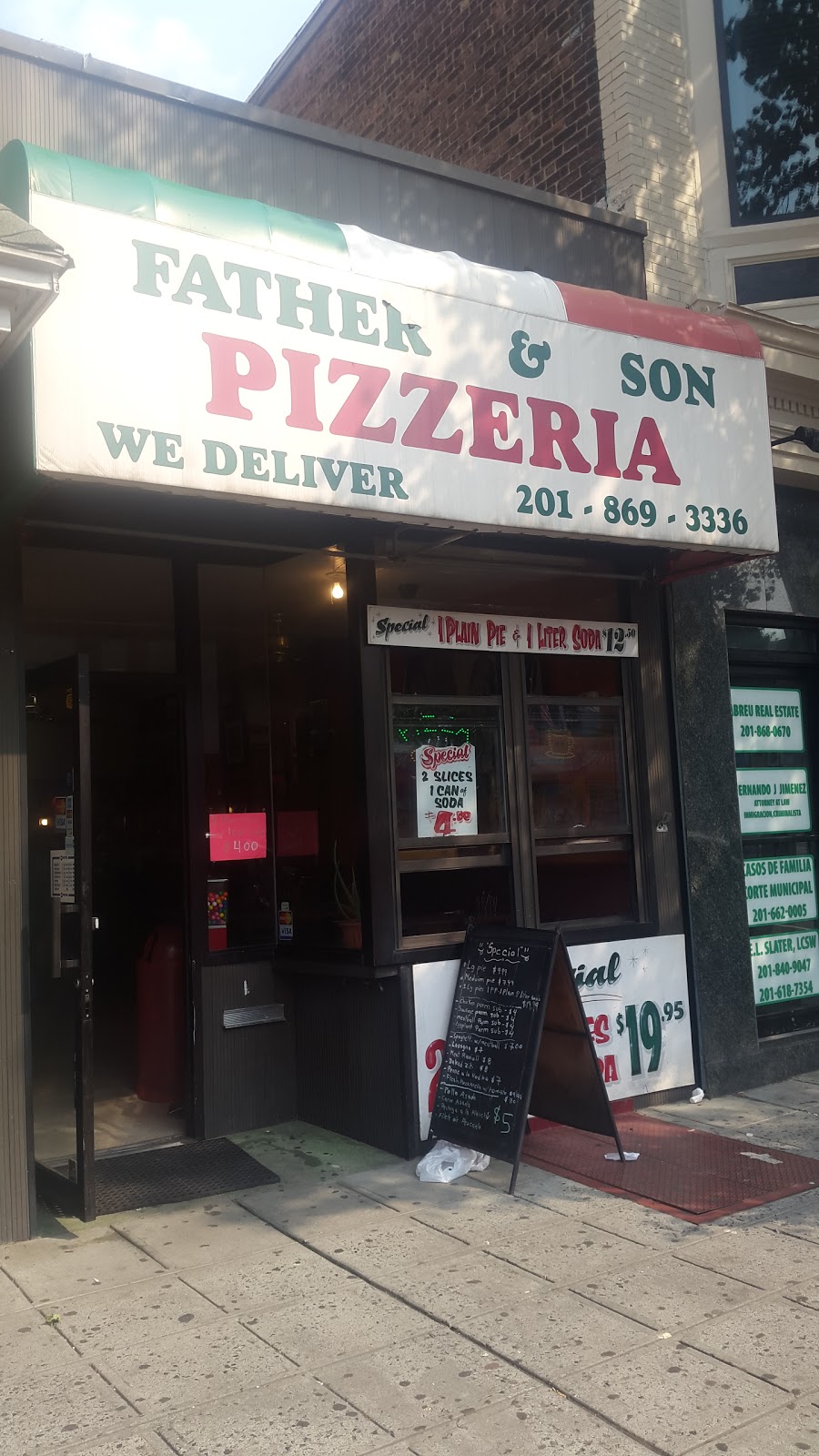 Photo of Father & Son Pizzeria in Guttenberg City, New Jersey, United States - 1 Picture of Restaurant, Food, Point of interest, Establishment