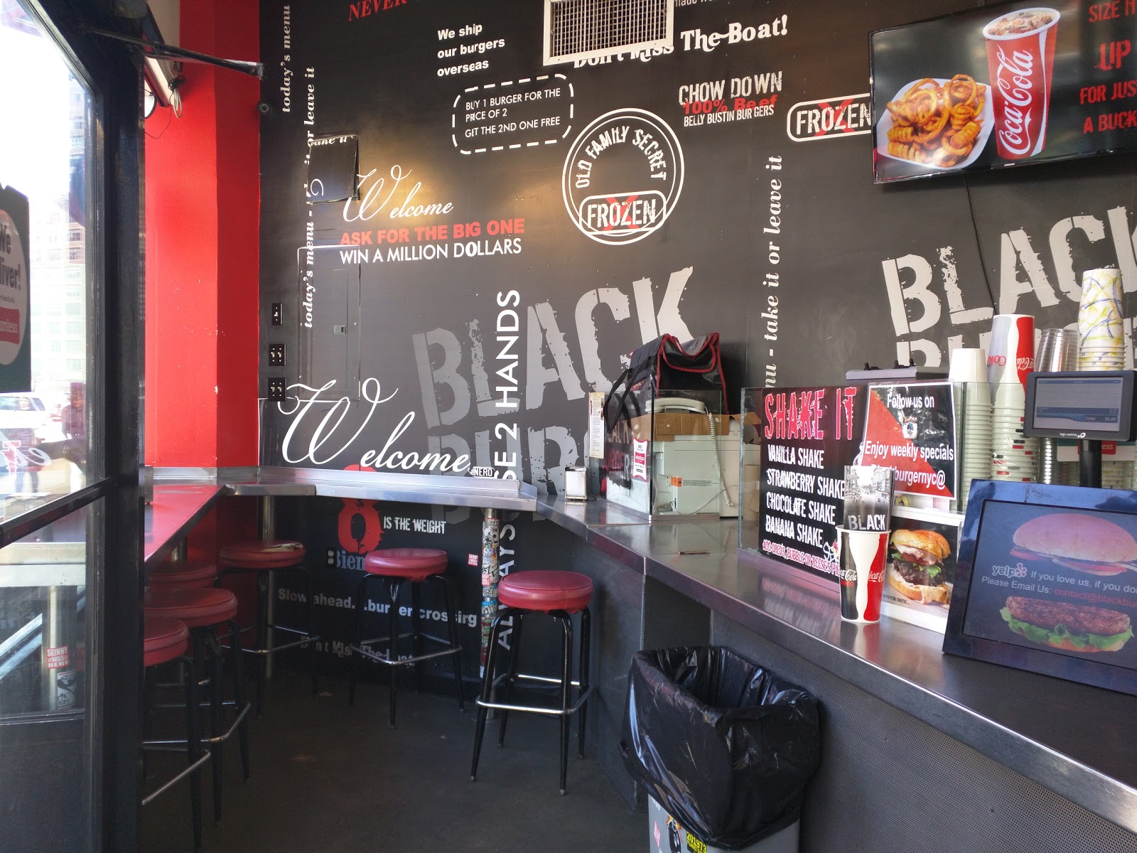 Photo of Black Burger in New York City, New York, United States - 1 Picture of Restaurant, Food, Point of interest, Establishment, Meal delivery