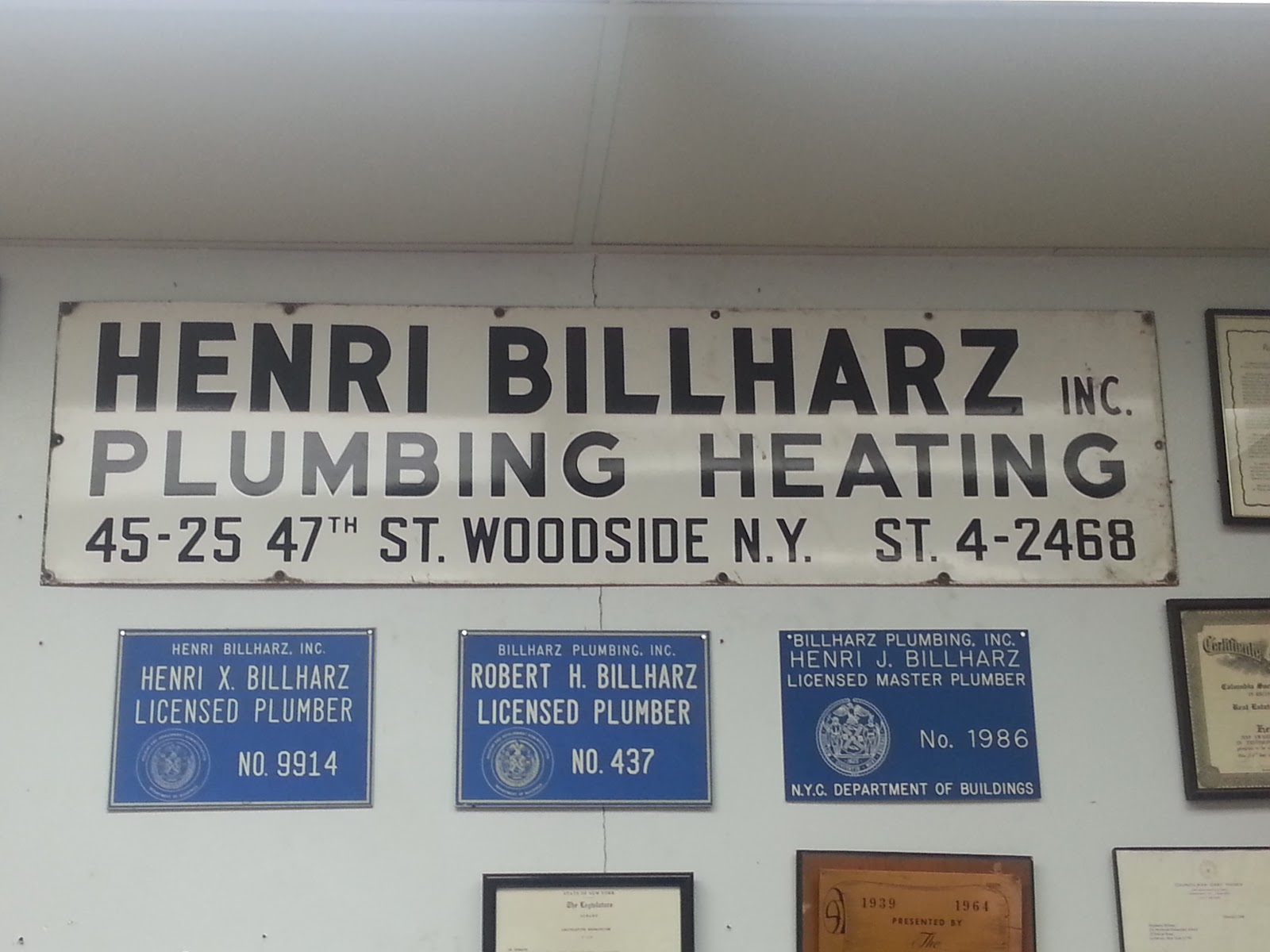 Photo of Billharz Plumbing Inc in Queens City, New York, United States - 8 Picture of Point of interest, Establishment, Store, Home goods store, General contractor, Plumber